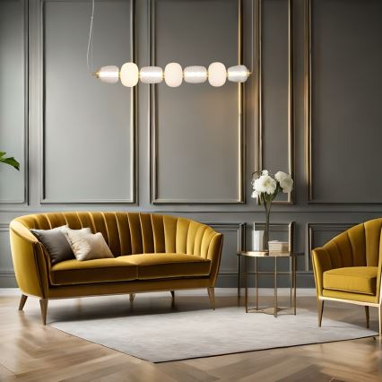 LED Hanglamp aan een koord CARO LED/42W/230V goud
