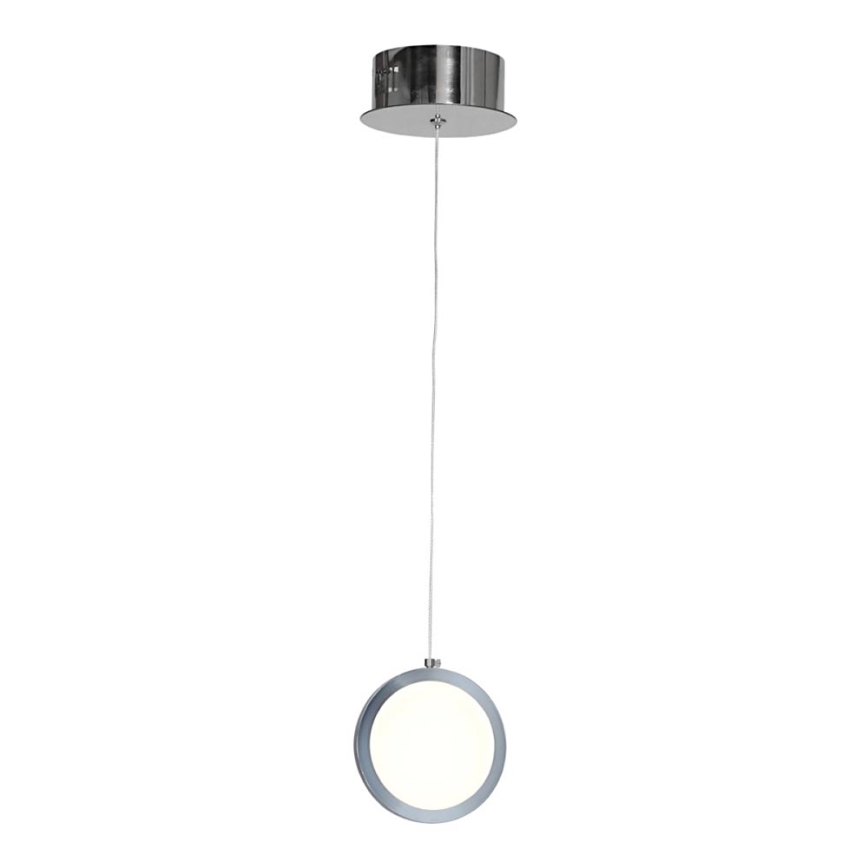LED Hanglamp aan een koord CIRCOLO LED/7W/230V glanzend chroom