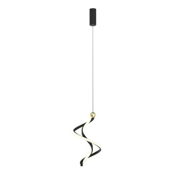 LED Hanglamp aan een koord COLIA LED/19W/230V zwart/goud