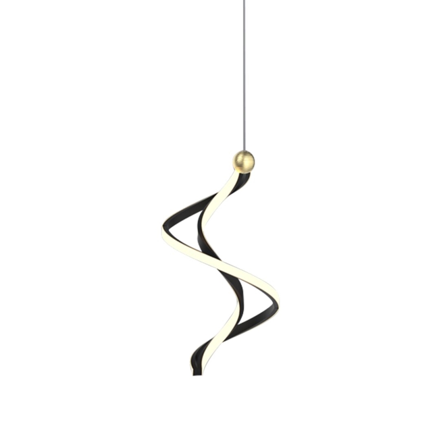 LED Hanglamp aan een koord COLIA LED/19W/230V zwart/goud
