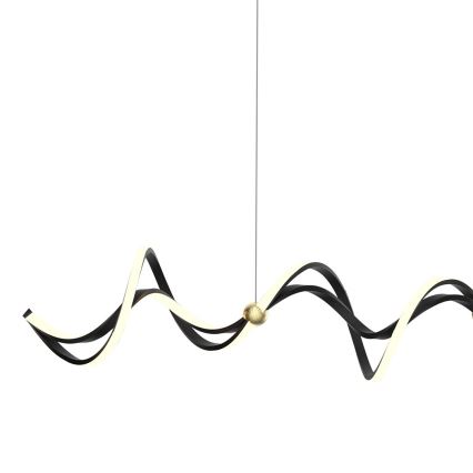 LED Hanglamp aan een koord COLIA LED/55W/230V zwart/goud