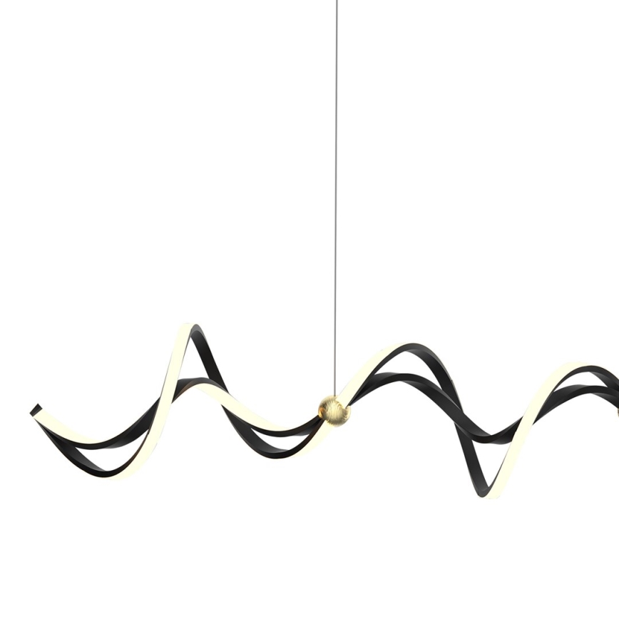 LED Hanglamp aan een koord COLIA LED/55W/230V zwart/goud