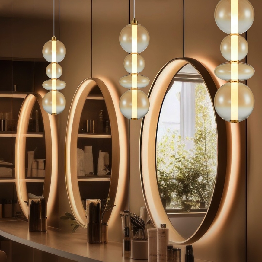 LED Hanglamp aan een koord DAPHNE LED/36W/230V goud