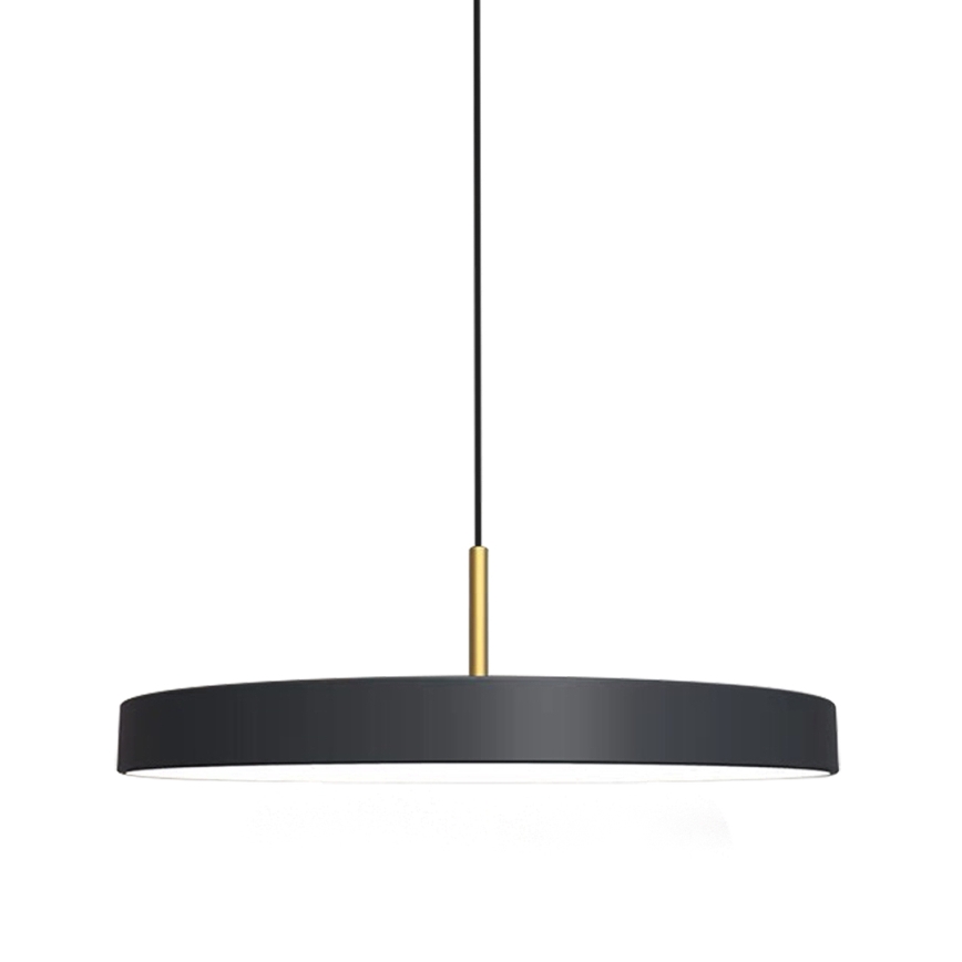LED Hanglamp aan een koord DISC LED/38W/230V diameter 45 cm zwart