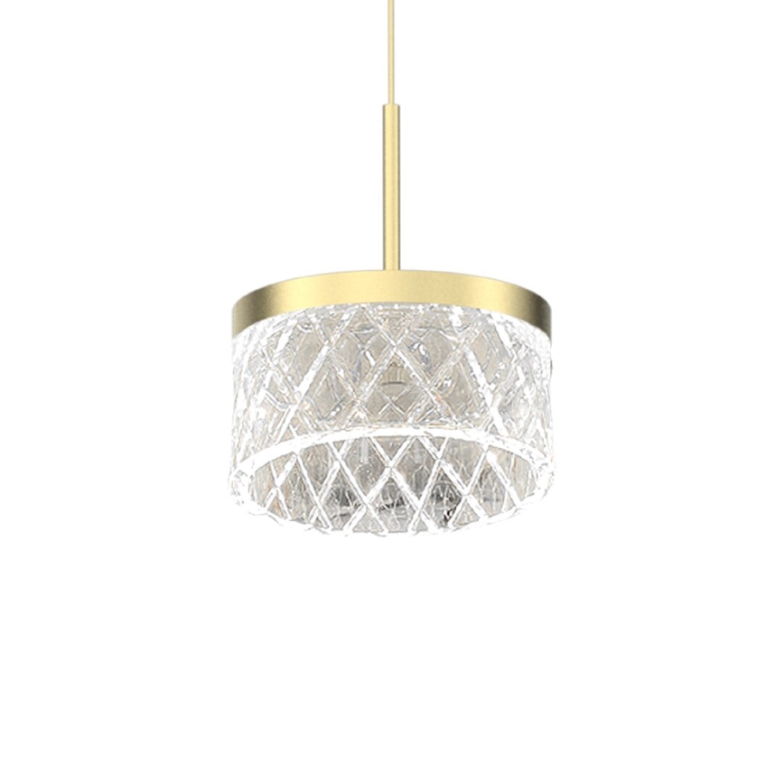LED Hanglamp aan een koord ELEGANCE LED/9W/230V diameter 15 cm goud