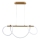 LED Hanglamp aan een koord EMMA LED/38W/230V goud