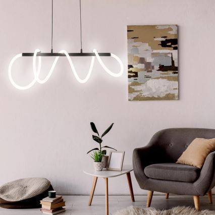 LED Hanglamp aan een koord EMMA LED/38W/230V zwart