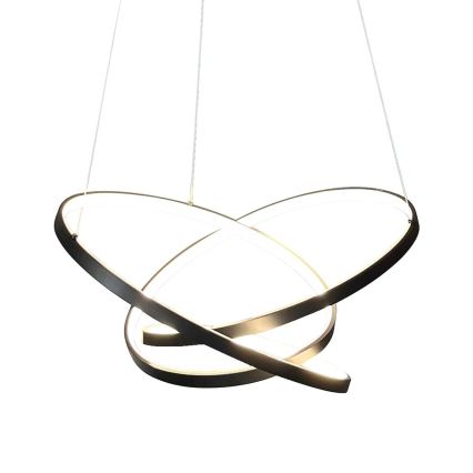 LED Hanglamp aan een koord EMPOLI LED/55W/230V zwart