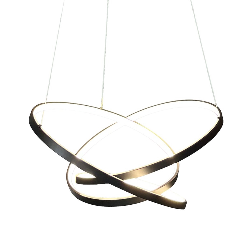 LED Hanglamp aan een koord EMPOLI LED/55W/230V zwart