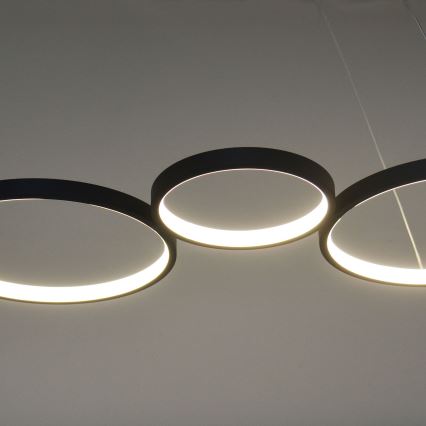 LED Hanglamp aan een koord FLAMENCO LED/42W/230V 4000K zwart