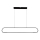 LED Hanglamp aan een koord FRAME LED/42W/230V zwart
