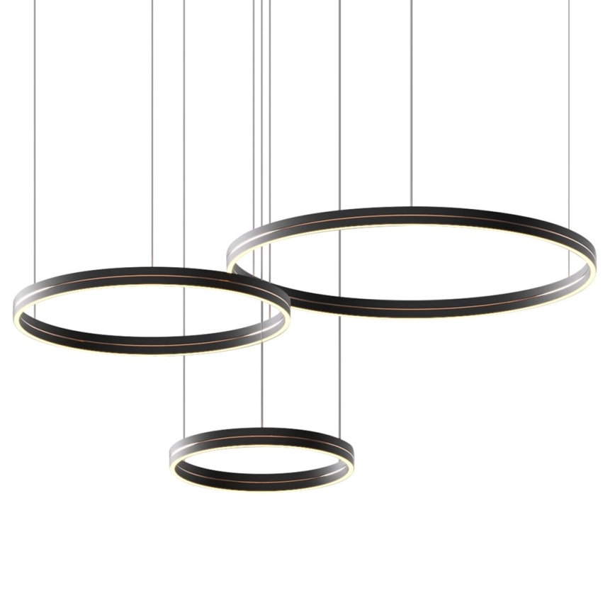 LED Hanglamp aan een koord GRAVITY LED/108W/230V zwart