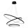 LED Hanglamp aan een koord HOOP LED/93W/230V diameter 60 cm 4000K zwart