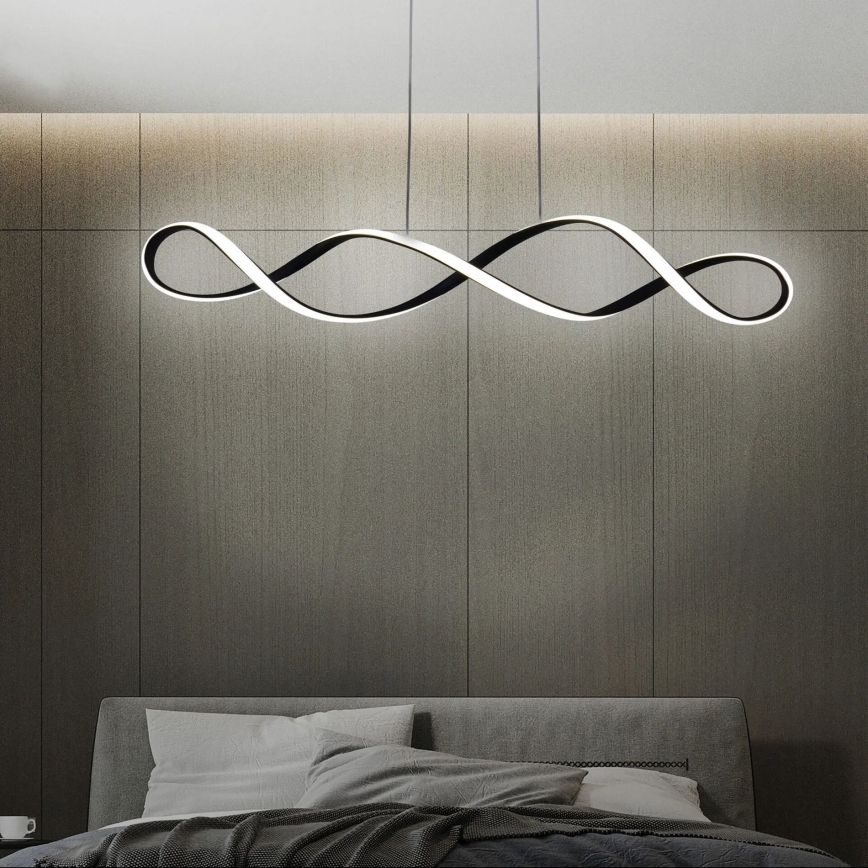 LED Hanglamp aan een koord INFINITO LED/34W/230V zwart