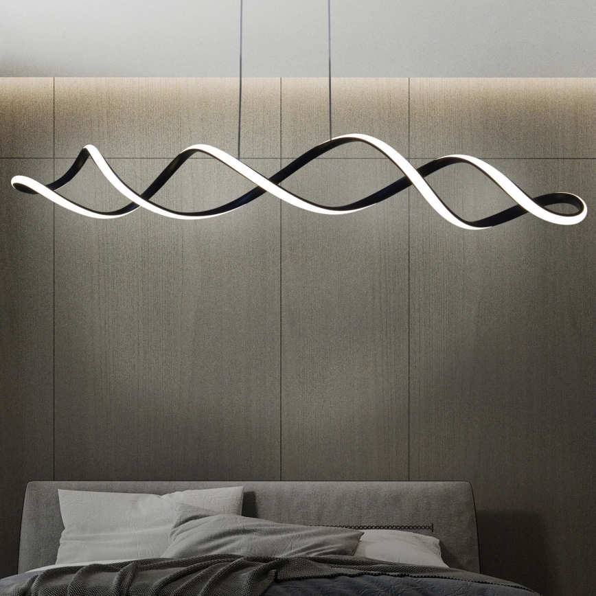 LED Hanglamp aan een koord INFINITO LED/43W/230V zwart