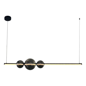 LED Hanglamp aan een koord KUGEL LED/30W/230V zwart