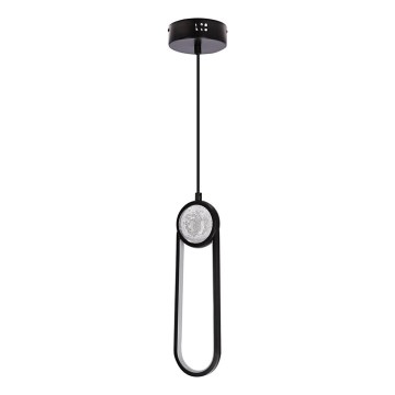 LED Hanglamp aan een koord LACRIMA LED/15W/230V 3000K zwart