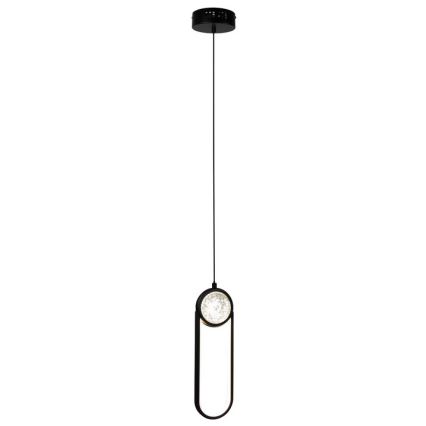 LED Hanglamp aan een koord LACRIMA LED/15W/230V 3000K zwart