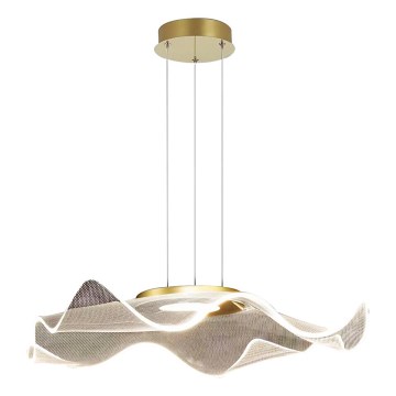 LED Hanglamp aan een koord LARGO LED/16W/230V goud