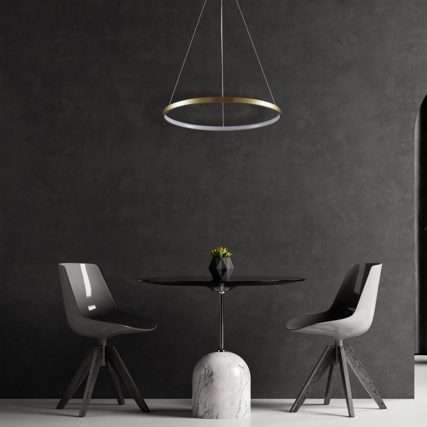 LED Hanglamp aan een koord LEA LED/20W/230V 4000K diameter 50 cm goud