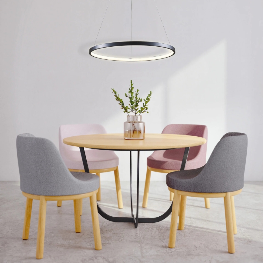 LED Hanglamp aan een koord LEA LED/20W/230V 4000K diameter 50 cm zwart