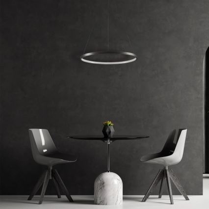 LED Hanglamp aan een koord LEA LED/20W/230V 4000K diameter 50 cm zwart