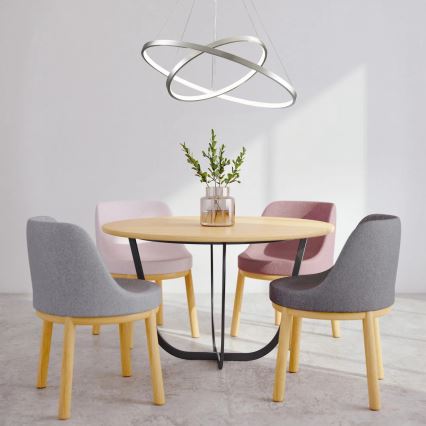 LED Hanglamp aan een koord LEA LED/35W/230V 4000K diameter 60 cm mat chroom