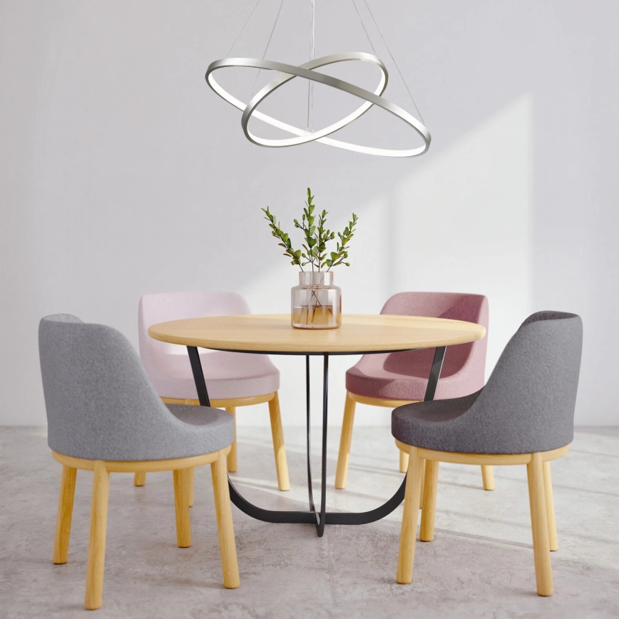 LED Hanglamp aan een koord LEA LED/35W/230V 4000K diameter 60 cm mat chroom