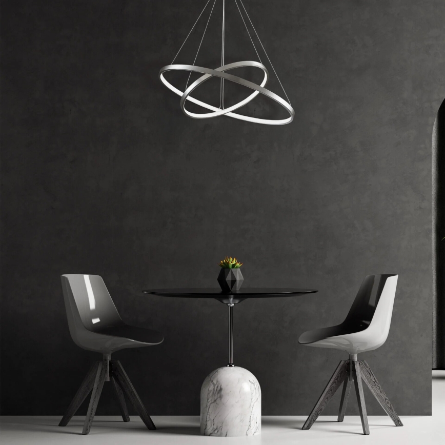 LED Hanglamp aan een koord LEA LED/35W/230V 4000K diameter 60 cm mat chroom