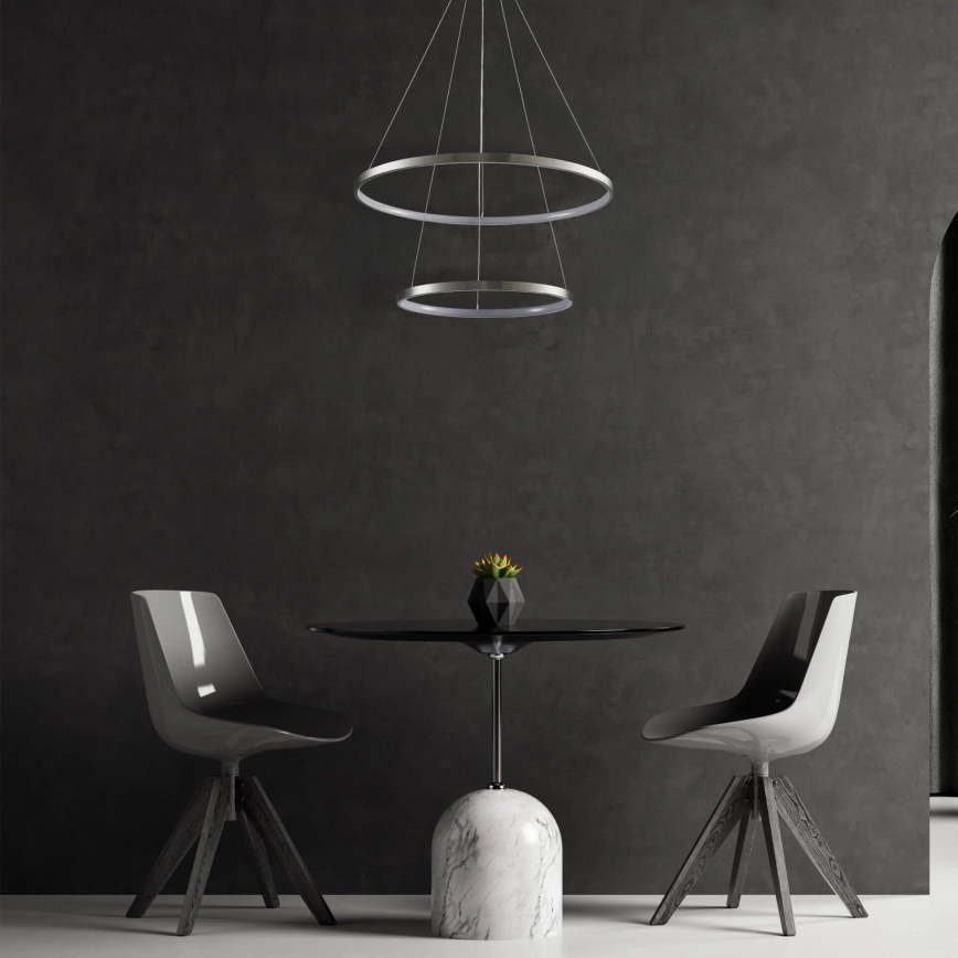 LED Hanglamp aan een koord LEA LED/35W/230V 4000K diameter 60 cm mat chroom