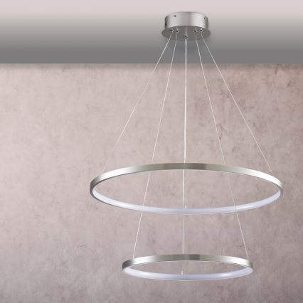 LED Hanglamp aan een koord LEA LED/35W/230V 4000K diameter 60 cm mat chroom