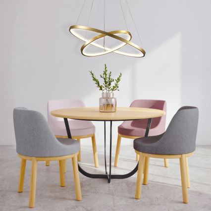 LED Hanglamp aan een koord LEA LED/35W/230V 4000K diameter 60 cm goud