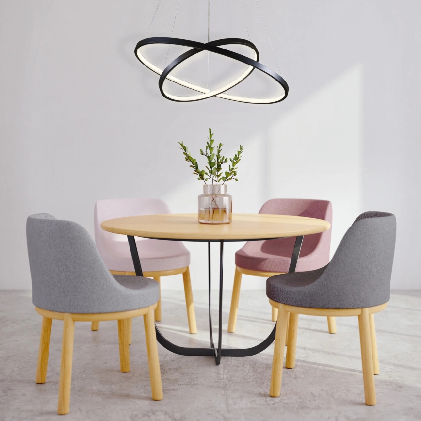 LED Hanglamp aan een koord LEA LED/35W/230V 4000K diameter 60 cm zwart
