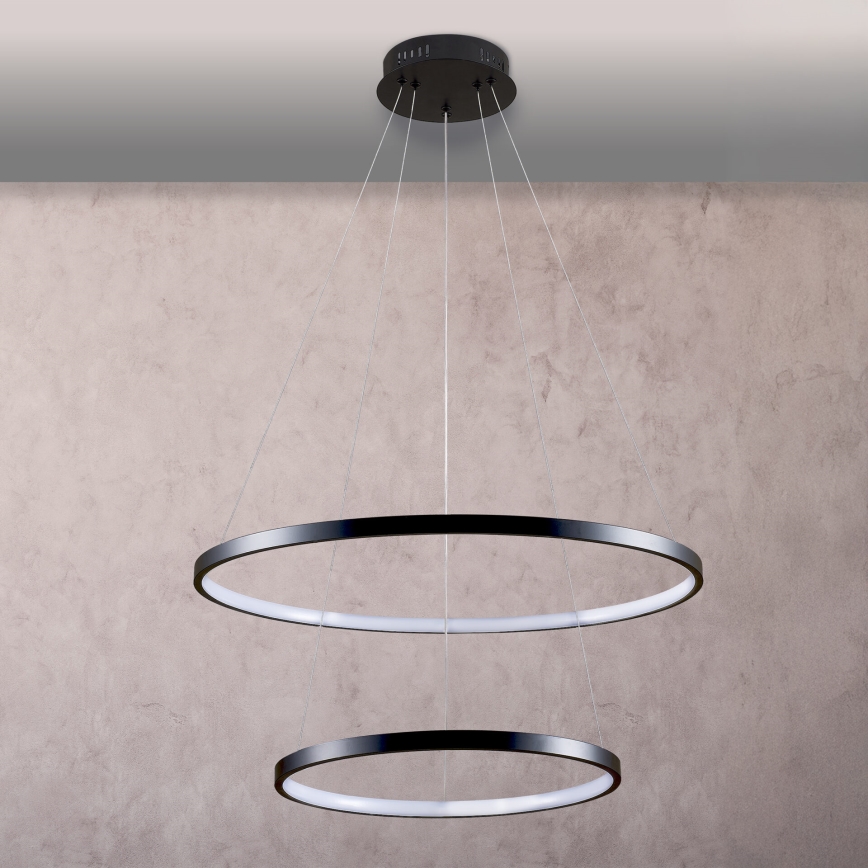 LED Hanglamp aan een koord LEA LED/35W/230V 4000K diameter 60 cm zwart