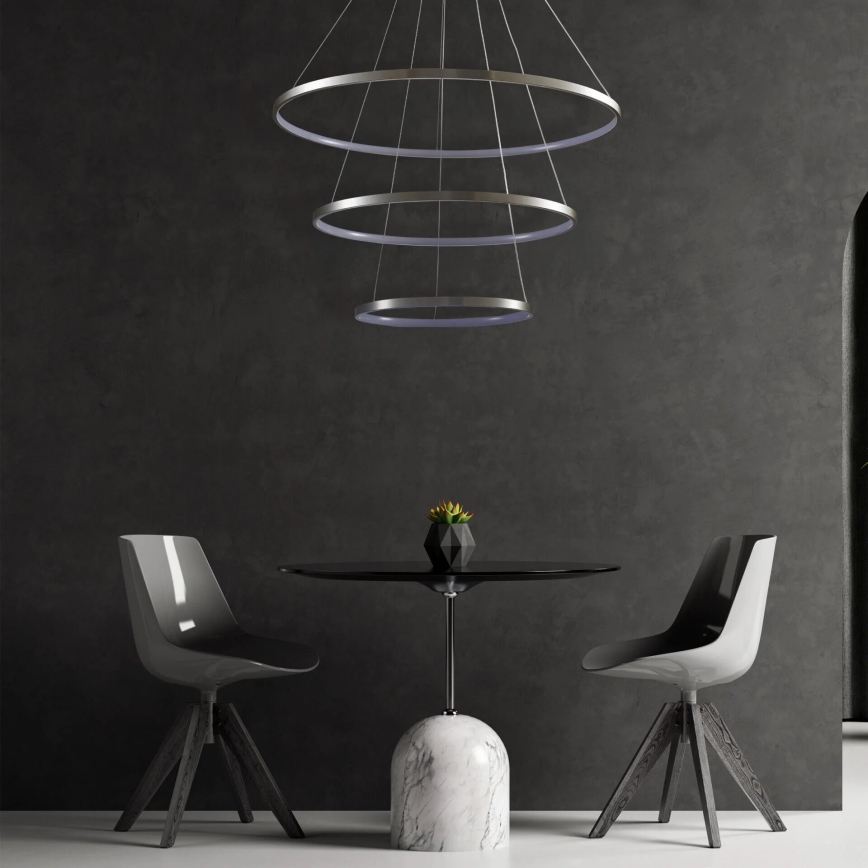 LED Hanglamp aan een koord LEA LED/60W/230V 4000K diameter 80 cm mat chroom