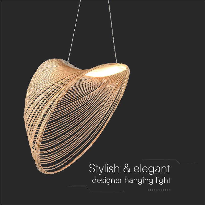 LED Hanglamp aan een koord LED/10W/230V 3000K beige