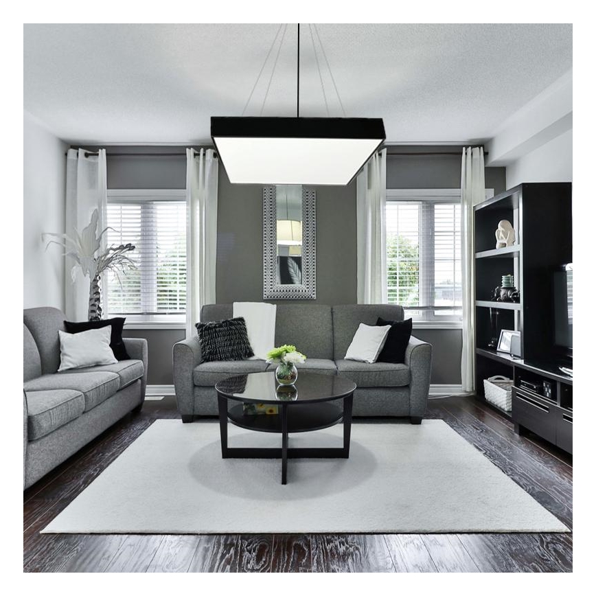 LED Hanglamp aan een koord LED/110W/230V 4000K 80x80 cm