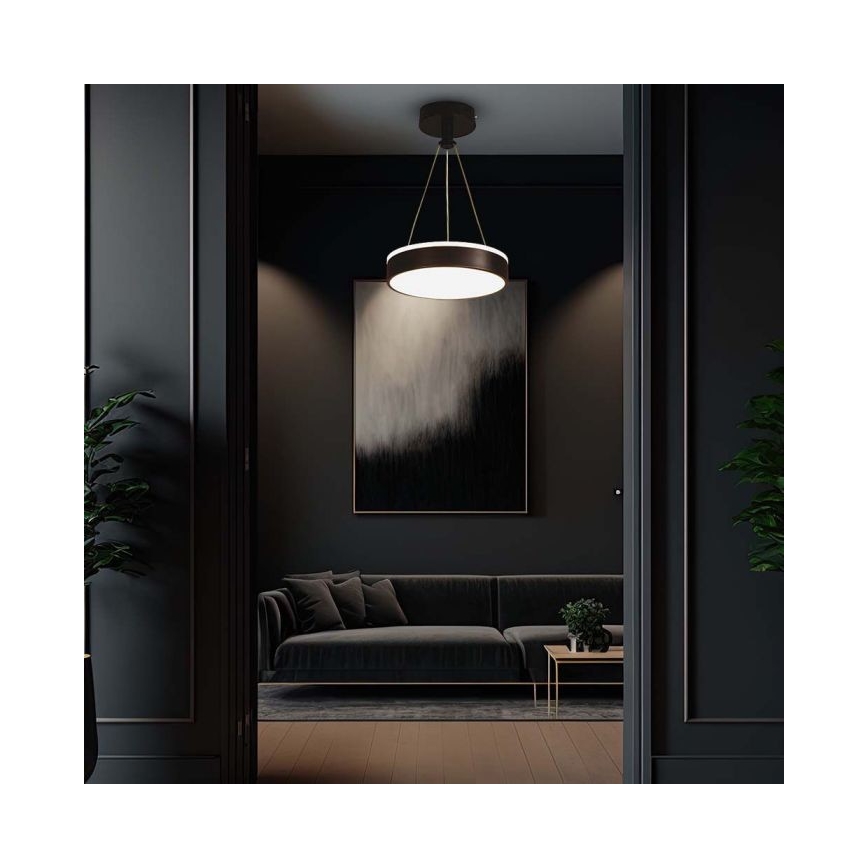 LED Hanglamp aan een koord LED/12W/230V 4000K zwart