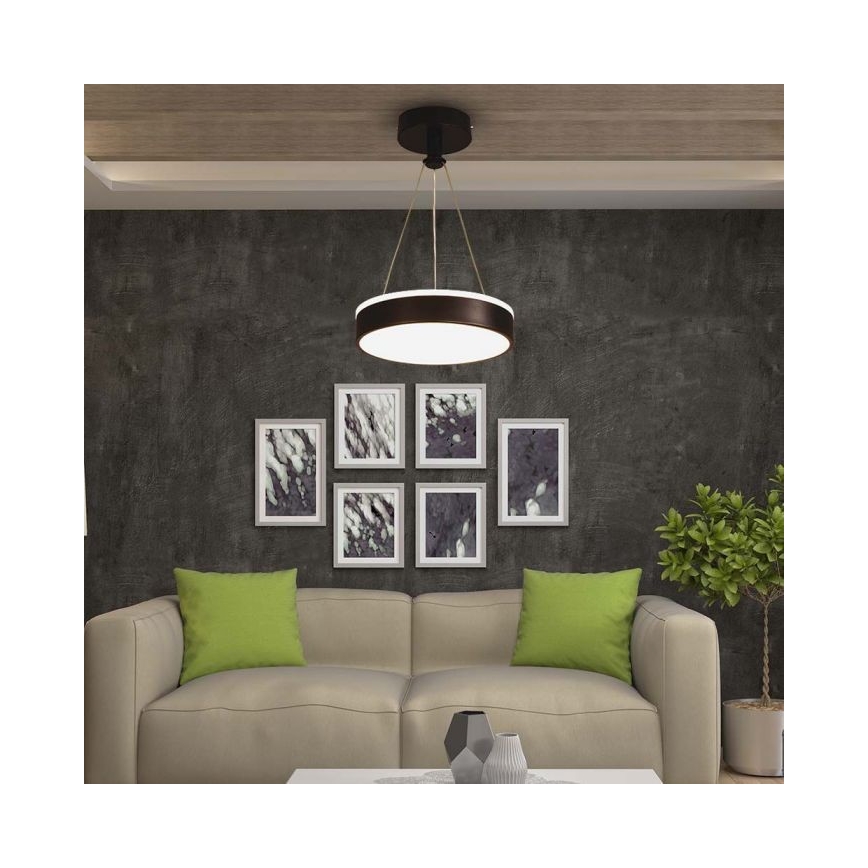 LED Hanglamp aan een koord LED/12W/230V 4000K zwart
