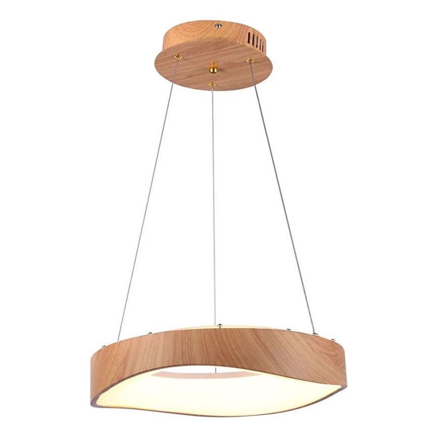 LED Hanglamp aan een koord LED/18W/230V 3000K ø 40 cm bruin