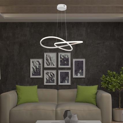 LED Hanglamp aan een koord LED/20W/230V 3000K wit