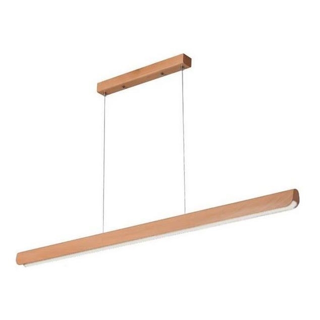 LED Hanglamp aan een koord LED/22W/230V 4000K 120 cm beuken/massief hout