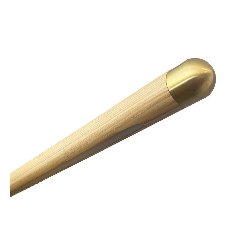 LED Hanglamp aan een koord LED/22W/230V 4000K 120 cm essehout/massief hout