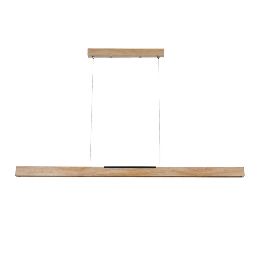 LED Hanglamp aan een koord LED/22W/230V 4000K 120 cm grenen/massief hout