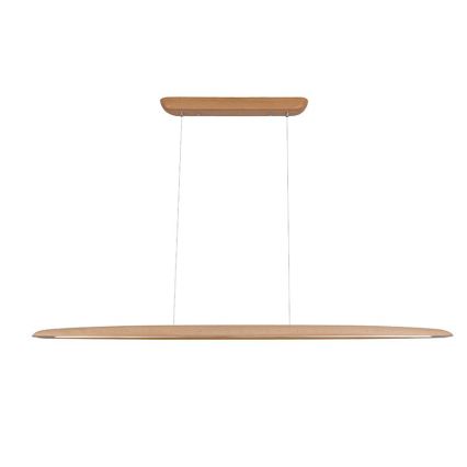 LED Hanglamp aan een koord LED/22W/230V 4000K 130 cm beuken/massief hout