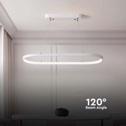 LED Hanglamp aan een koord LED/24W/230V 4000K wit