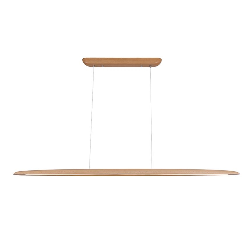 LED Hanglamp aan een koord LED/26W/230V 4000K 150 cm beuken/massief hout
