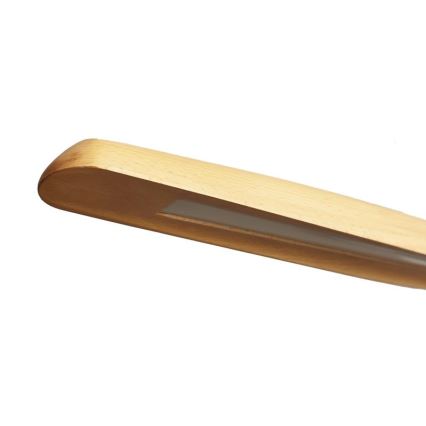 LED Hanglamp aan een koord LED/26W/230V 4000K 150 cm beuken/massief hout