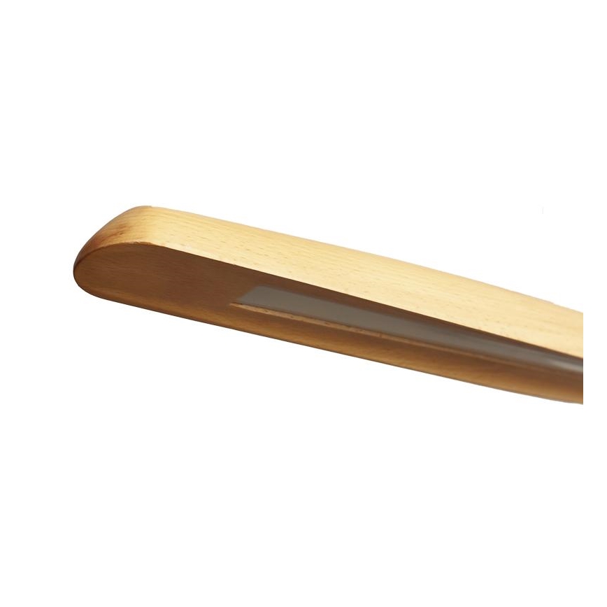 LED Hanglamp aan een koord LED/26W/230V 4000K 150 cm beuken/massief hout