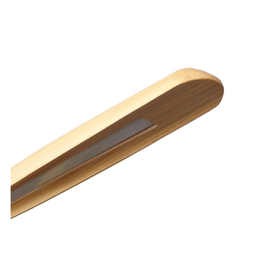 LED Hanglamp aan een koord LED/26W/230V 4000K 150 cm beuken/massief hout